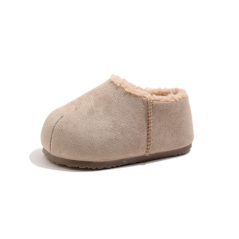 ins velvet warm bread cotton shoes autumn and winter new thick-soled lazy fluffy shoes