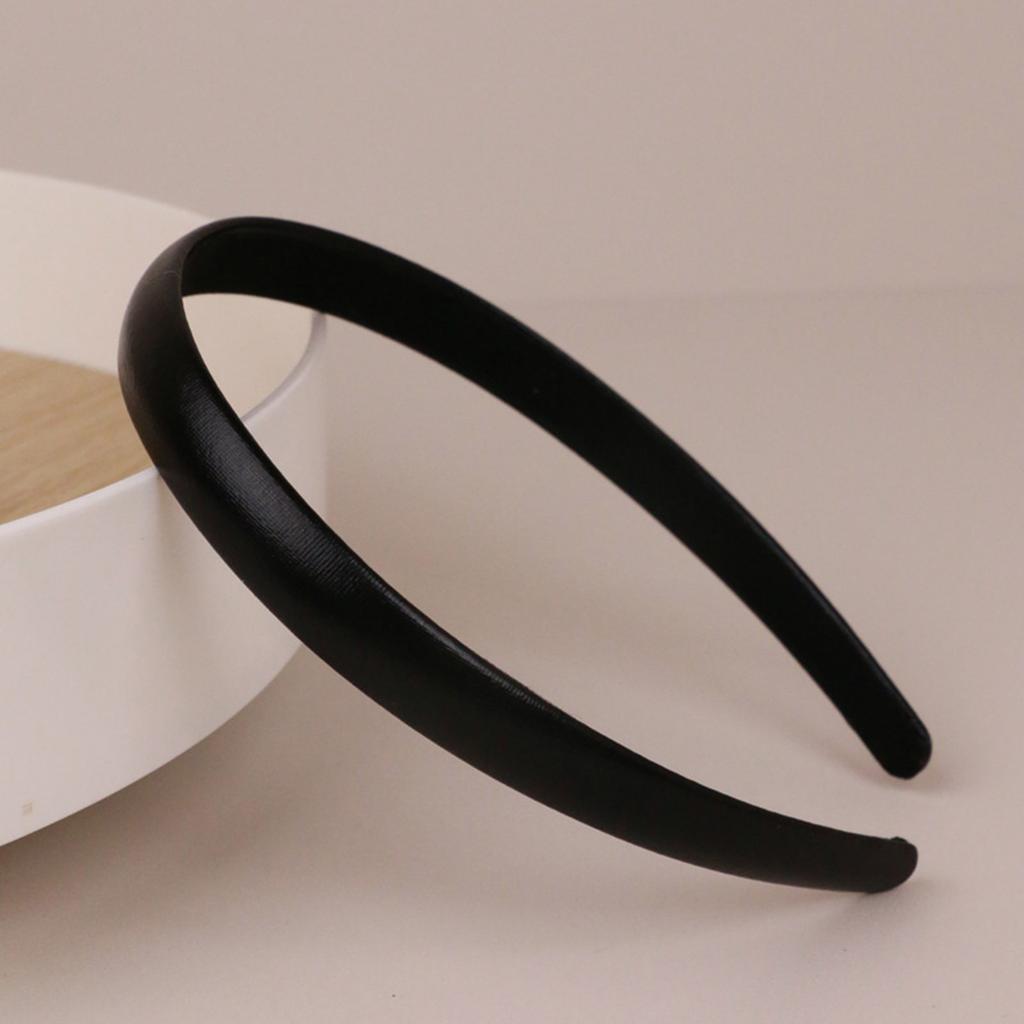Luxury Satin Headband For Women Elegant Hair Accessory Adjustable Hairband Yoga Face Wash Party Wedding Hair Hoop