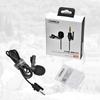 COMICA SM-O1 Clip-on Lavalier Microphone, Omnidirectional 3.5mm TRS Condenser Microphone, Compatible with SLR Cameras, BoomX-D, Sennheiser, and Other