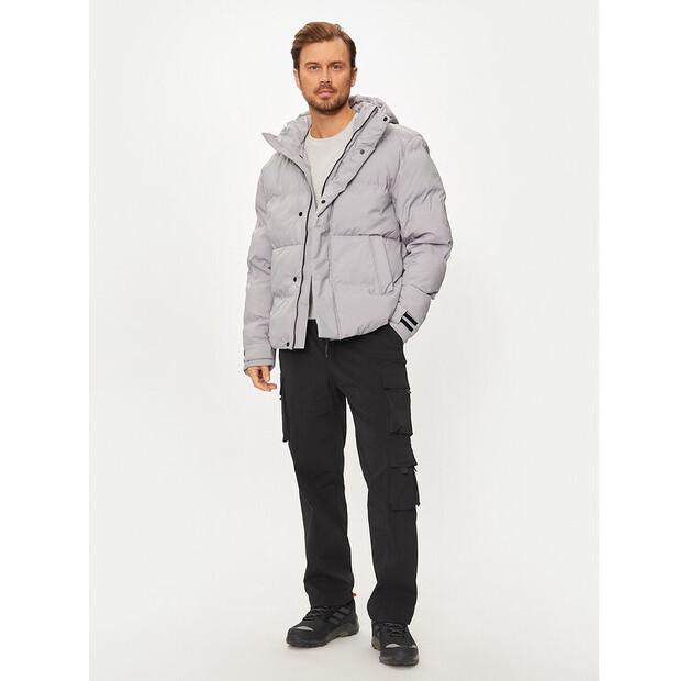 Winter Jacket 4F 4FWAW24TDJAM479, Grey, Loose Fit