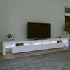Vidaxl Szafka Pod Tv Z Oświetleniem Led, Biała, 290X36,5X40 Cm