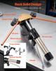 Hydraulischer Rohrbiegesatz, 6 mm bis 22 mm, Kupferrohrbieger, Vorwärts-/Rückwärts-HVAC-Biegewerkzeug, mit 7 farbigen Aluminiumlegierungsformen, für HVAC
