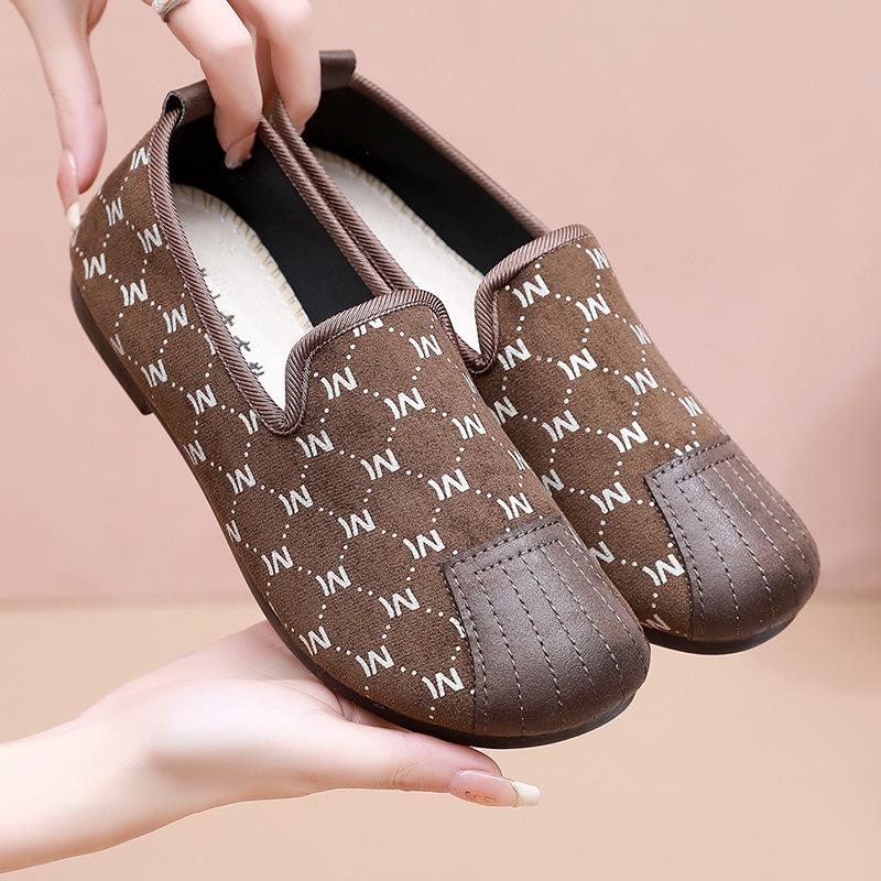 Cloth Shoes Spring and Autumn Women's Shoes Slip-on Lazy Shoes Women's Soft Sole Women's Casual Cloth Shoes