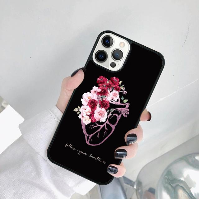 

Чехол для телефона с анатомией человеческого сердца для iPhone 17 Air 15 Pro MAX 16 Plus 14 11 12 13 iPhone 13
