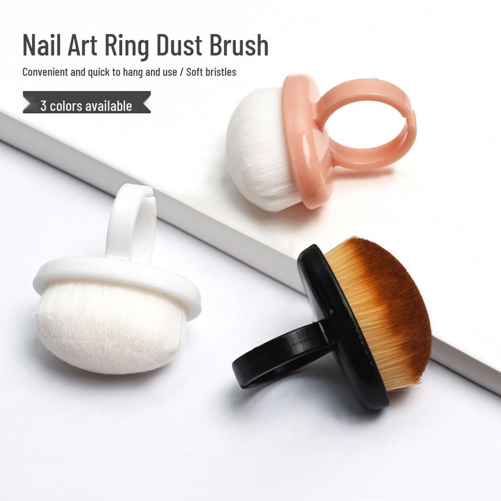 Nail Ring Soft Bristle Brush for Dust and Ash Cleaning