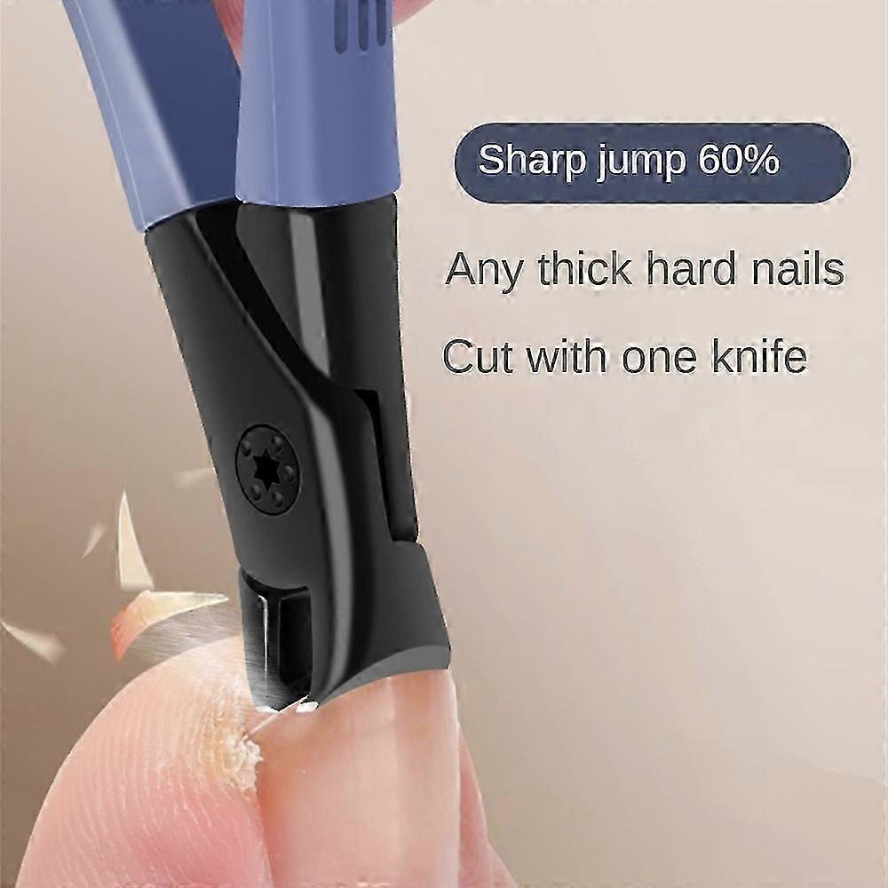 Anti-splash Nail Clipper Stainless Steel Fake Nails Cutter Trimmer Clipper Hard