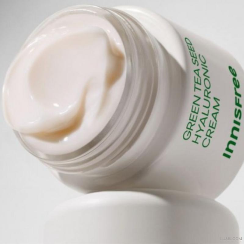 INNISFREE Green Tea Seed Hyaluronic Acid Hydrating Cream 50ml (+Free gift)
