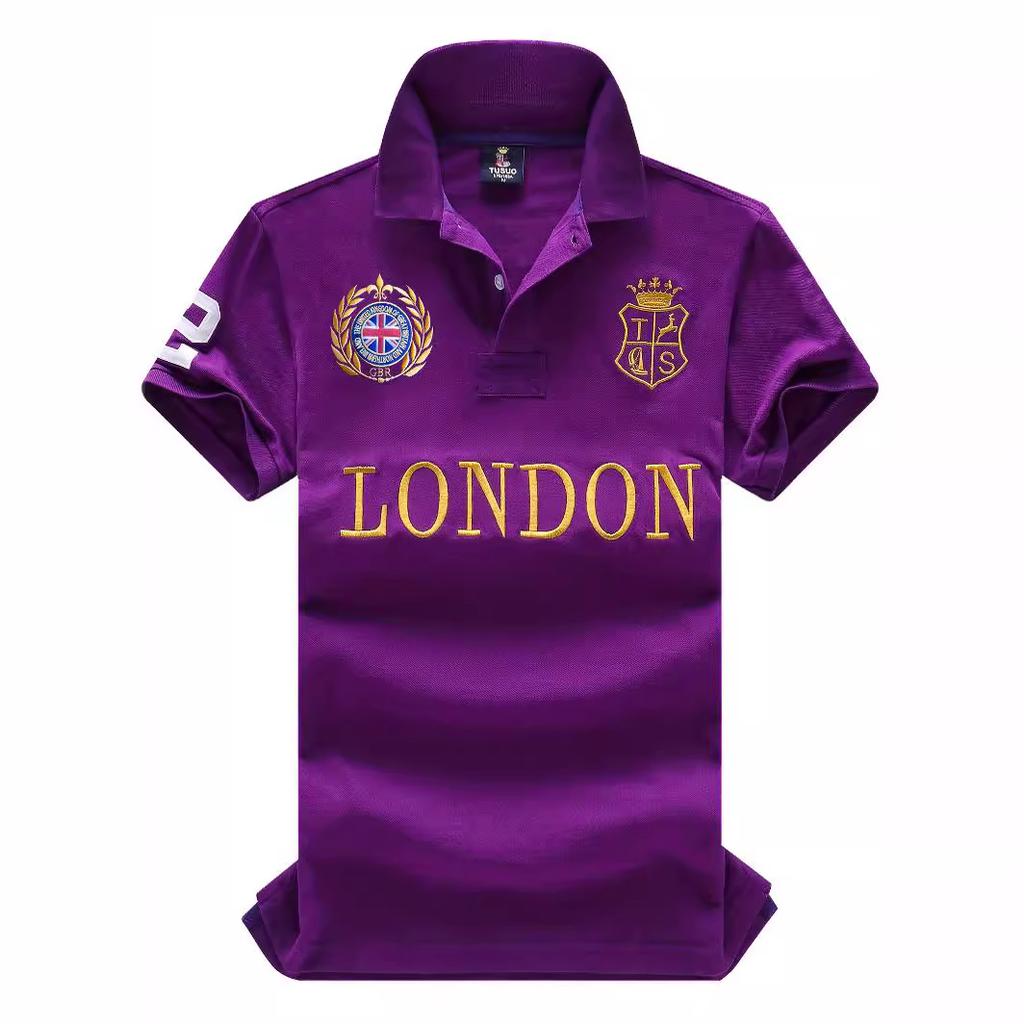 RogueWave Neue Sommer Herren Poloshirts Tolles Designer Bestickt Kurzarm Freizeit Sport Locker Plus EU Größe 7XL