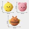 TPR Cartoon Training Ball Indestructible Plush Dog Play Toy With Squeaker Small Dogs Tough Toy Pet Supplies Tooth Chew Cute Toys