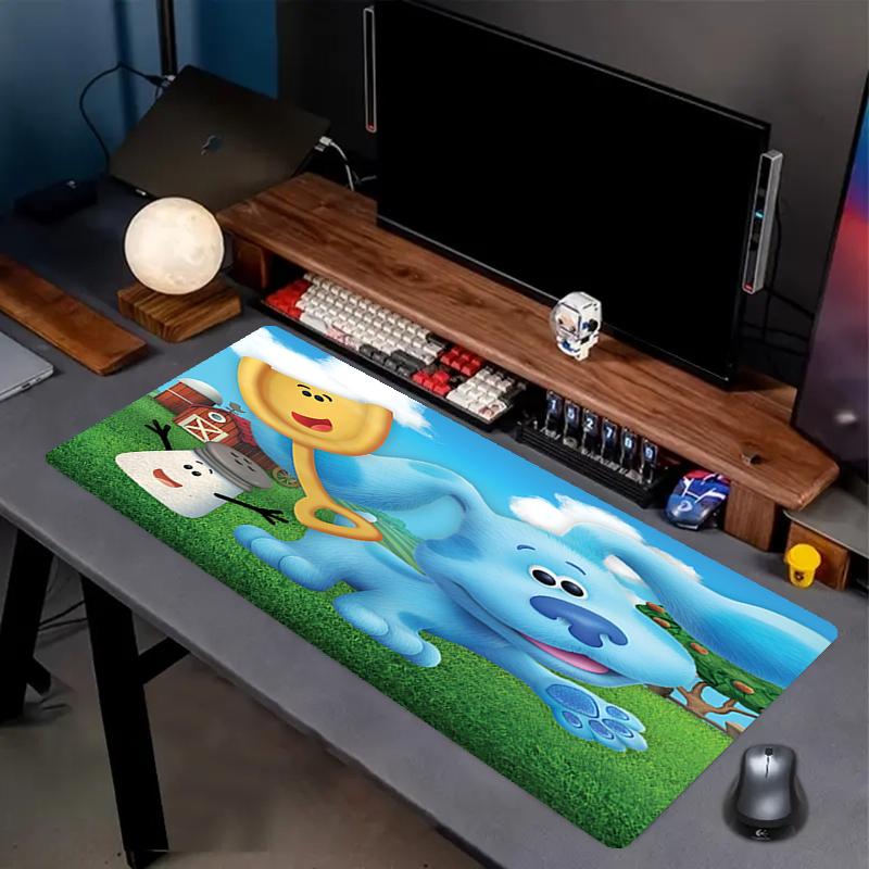 Blue's Clues Theme Mouse Pad, Non Slip Rubber Base, Multifunctional Office & Home Decor, Perfect for Workspace Personalization.