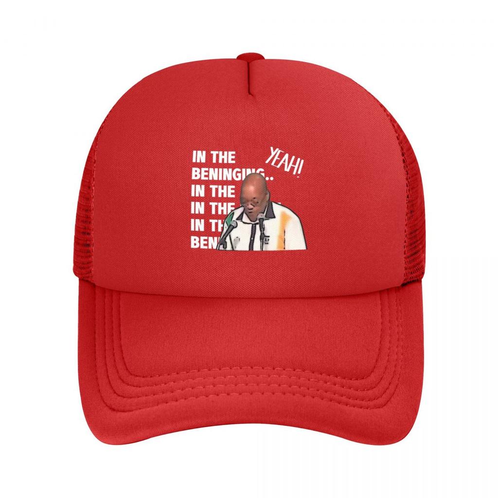 Baseball Caps In The Beningin Beginning Humor Sarcastic Funny Mesh Hats Sport Casquette Adult Hats