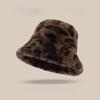 Autumn Winter Polyester Print Bucket Hat Fisherman Hat Outdoor Travel Hat Warm Cap Hats for Men and Women
