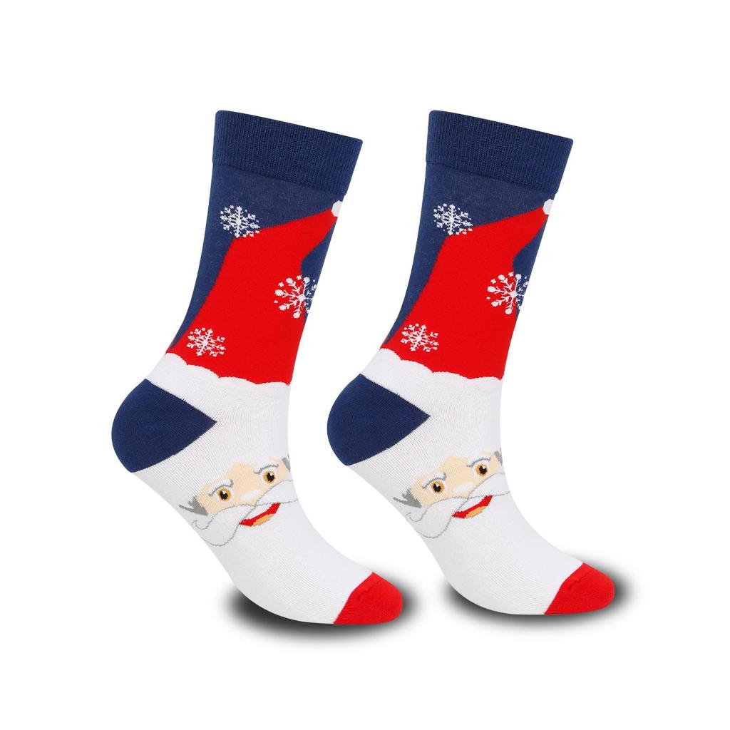 New Autumn/Winter Trendy Mid-Calf Cotton Socks for Men & Women – Personality Long Socks, Ideal for Christmas