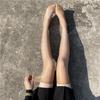 8D Luminous Reflective Horse Oil Over-the-Knee White Stockings, Seamless Red Thigh-High and Knee-High Socks for Women
