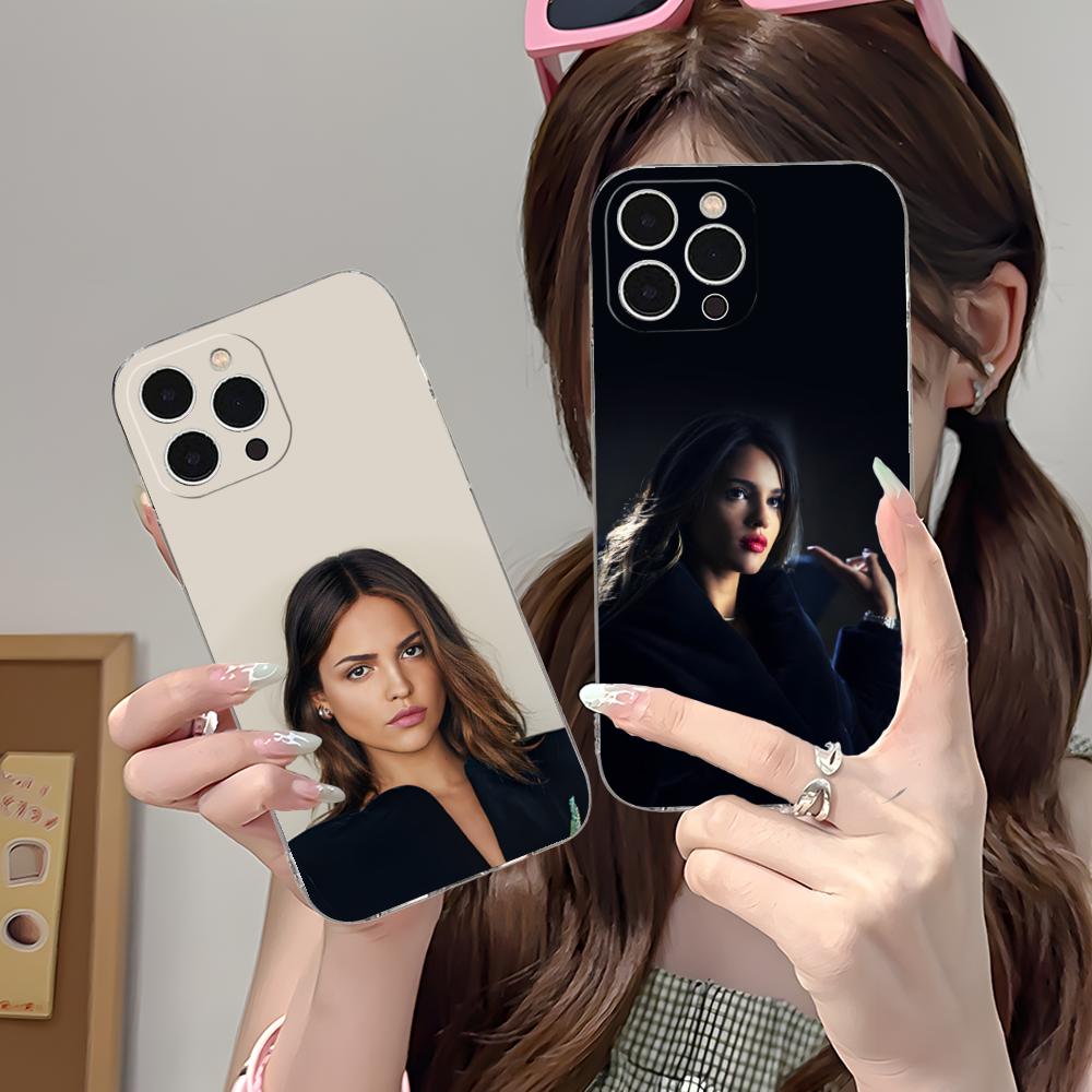 Fashion Eiza Gonzalez Clear TPU Mobile Case for iPhone 17 16 15 14 13 12 11 X XR XS Air Pro Max Plus Mini Colorful Cover