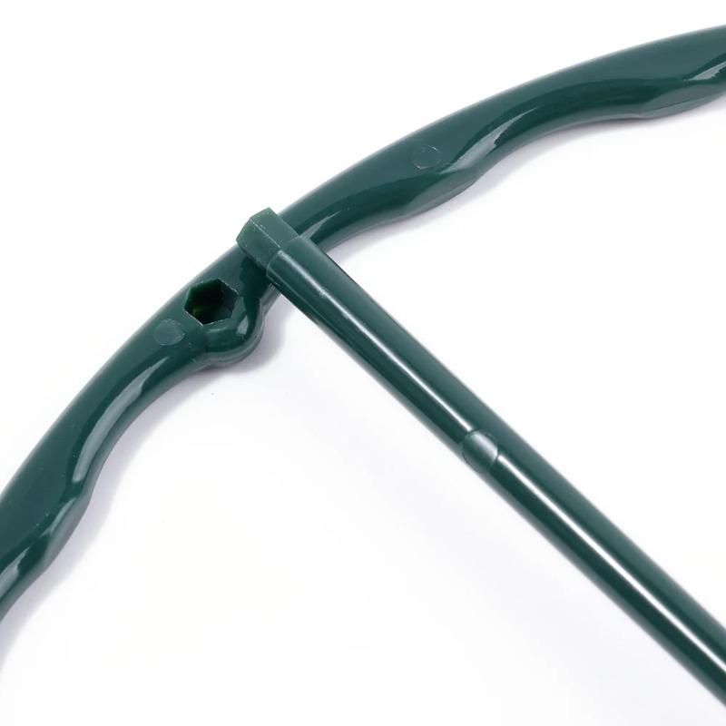 2/4/8PCS Plastic Plant Support Stake Semicircle Greenhouse Fixed Rod Indoor Flower Vine Climbing Bracket Garden Arrangement Holder