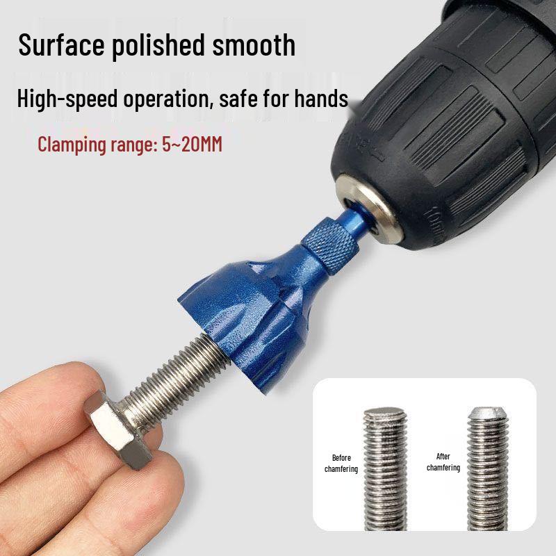 Alloy Deburring and Chamfering Tool for Metal, Wood, Plastic, and Cast Iron