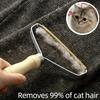 Eliminate Pet Hair Instantly - Slicker Brush For Dog & Cat Grooming Pet Hair Remover, Manual Pet Hair Removal Tool