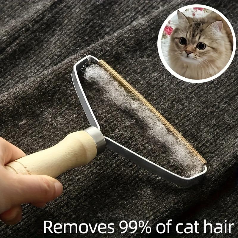 Eliminate Pet Hair Instantly - Slicker Brush For Dog & Cat Grooming Pet Hair Remover, Manual Pet Hair Removal Tool