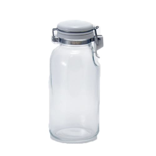 Seisho Cellarmate Storage Jar, Convenient Glass Condiment Jar, 500ml, Made in Japan, 223453, Clear