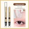 FOMIX Dual-Color Iridescent Eyeshadow Stick: Smudge-Proof, Pearlescent, Brightening, Pigmented Highlighter for Under-Eye and Shadow.