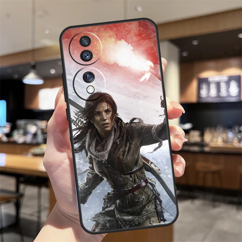 Lara Croft Tomb Raider Case For Honor Magic 7 5 6 8 Lite Honor 400 200 Pro 50 70 90 X8c X9a X9b X9c X9d Win RT Cover