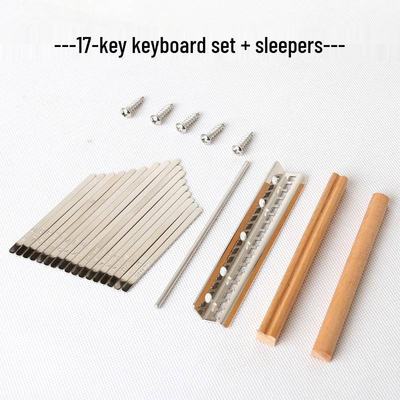 17-Key Kalimba DIY Thumb Piano Accessories Set Set