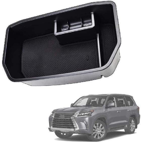 for Toyota Land Cruiser J200 Lexus Lx570 Center Console Organizer Armrest Secondary Storage Box Container Phone Holder Glove Tray Car Interior