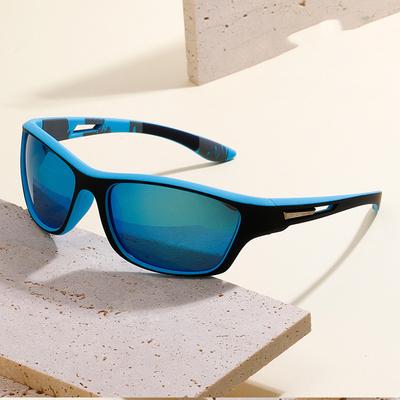Sunglasses Cycling Sports Sunglasses Uv Driver Mirror Men'S Colorful Film Sunglasses Protective Glasses 3040