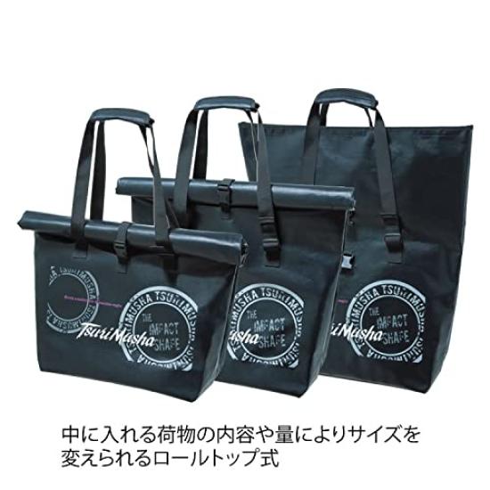 Circle Step Tote Bag Black F162 [Tsuri Musha]