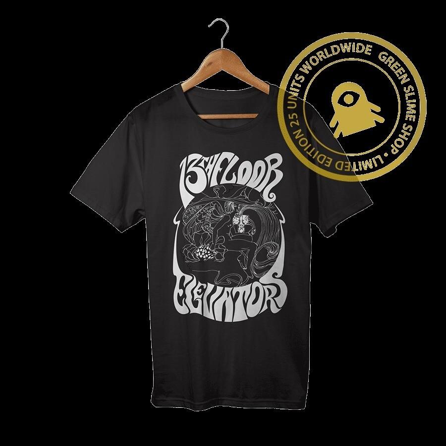 13th Floor Elevators Black 100% Cotton Size S to 5XL Shirt Unisex T-Shirt S