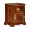 Day and Night - Day and Night Solid Sheesham Wood Bedside Table 40x30x50 Cm