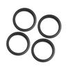 ACROPIX Hub Centering Car 73.1mm -60.1mm Hub Centering Wheel Boacenter Black Pack of 4