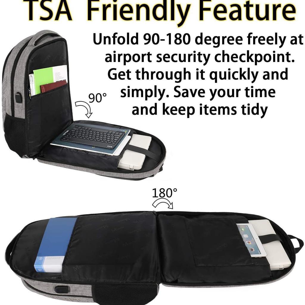 Computer Backpack Large Capacity Multi-Function Usb Backpack Business Laptop Travel Computer Bag Male