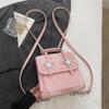Schoolbag niche casual beautiful backpack women's 1011 spring new retro small backpack personalized shoulder bag messenger bag