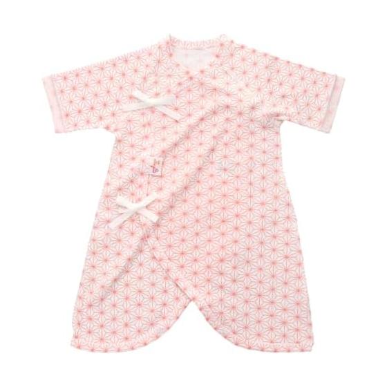 [Baby Castle] Combination Underwear 50-60 Hemp Leaf Made in Japan