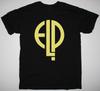 ELP EMERSON LAKE AND PALMER LOGO Short Sleeve Black All Size Shirt Unisex T-Shirt
