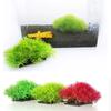 1 décoration d'aquarium 3 couleurs, plantes aquatiques artificielles en plastique, herbe, ornement pour aquarium, accessoires pour la maison