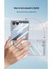 Samsung Z Flip 7 Oval Ring Phone Case - New, Simple Design for Folding Phones