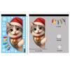 New Christmas Party Decoration Creative Bells, Reindeer, Santa Claus, Electrostatic Stickers, Snowflakes, Snowmen, Glass Stickers