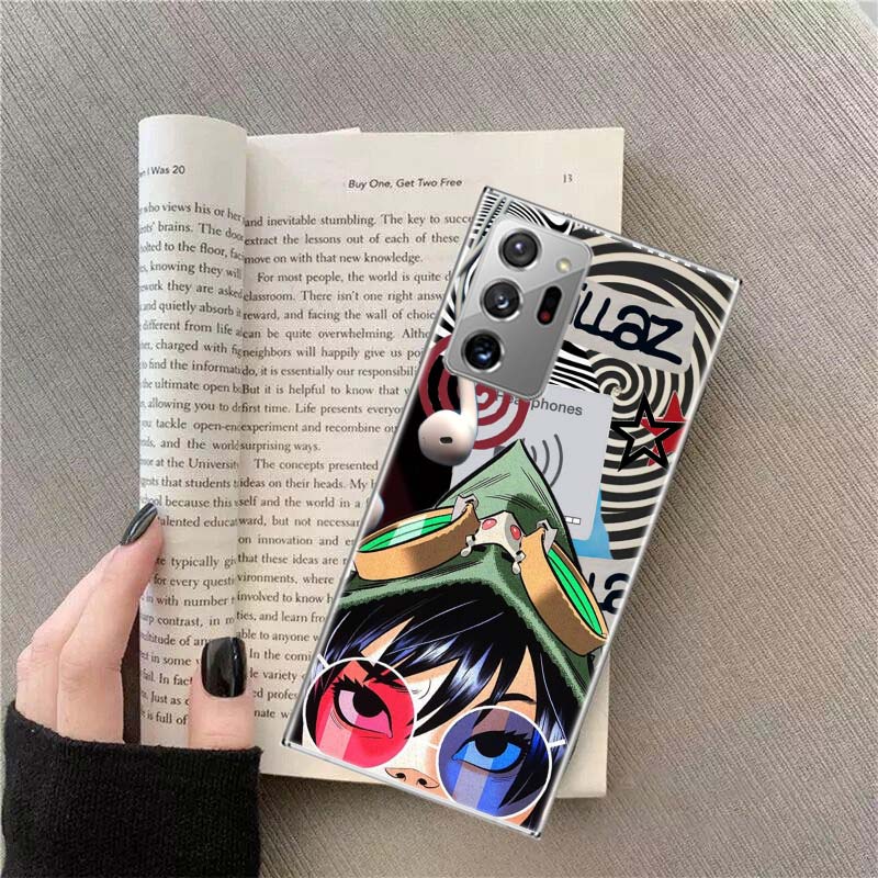 

Gorillaz Anime Phone Case For Samsung Galaxy S25 Edge S24 S23 FE S22 S26 Ultra S21 S20 S10 Plus Capa Soft Samsung S20 Plus