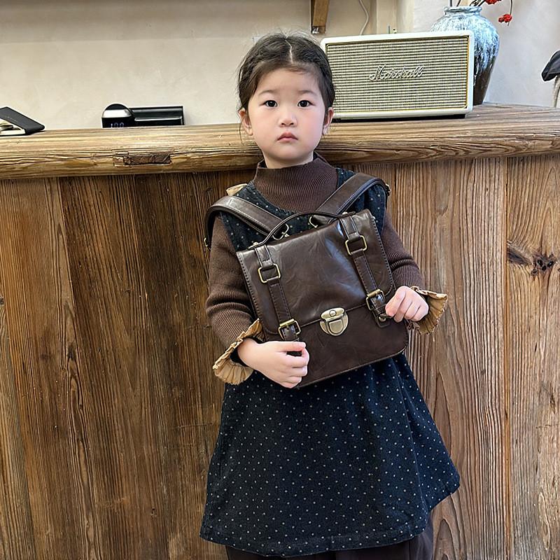 Classic School British Style Unisex Backpack Spacious And Stylish For Students Little