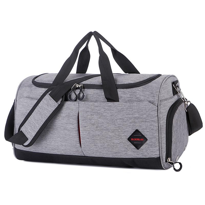 Travel Crossbody Bag Men's Large Capacity Dry Wet Separation Luggage Bag Sports Fitness Shoulder Bag