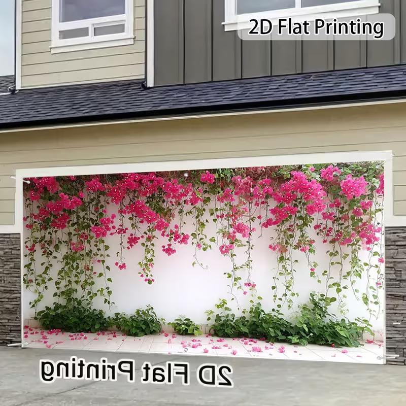 2D Romantic Bougainvillea Wall Backdrop Wedding Bridal Shower Photo Booth Background