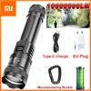 Xiaomi Wysokiej Mocy Latarki LED 2000LM Taktyczna Latarka ze Światłem Wyświetlacza Ładowanie USB Kemping Wędkarstwo Awaryjna Latarnia z Zoomem