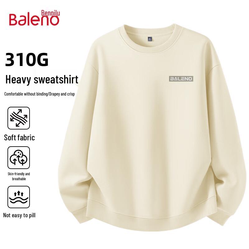 

Baleno Men s Loose Fit Round Neck Sweatshirt 4XL