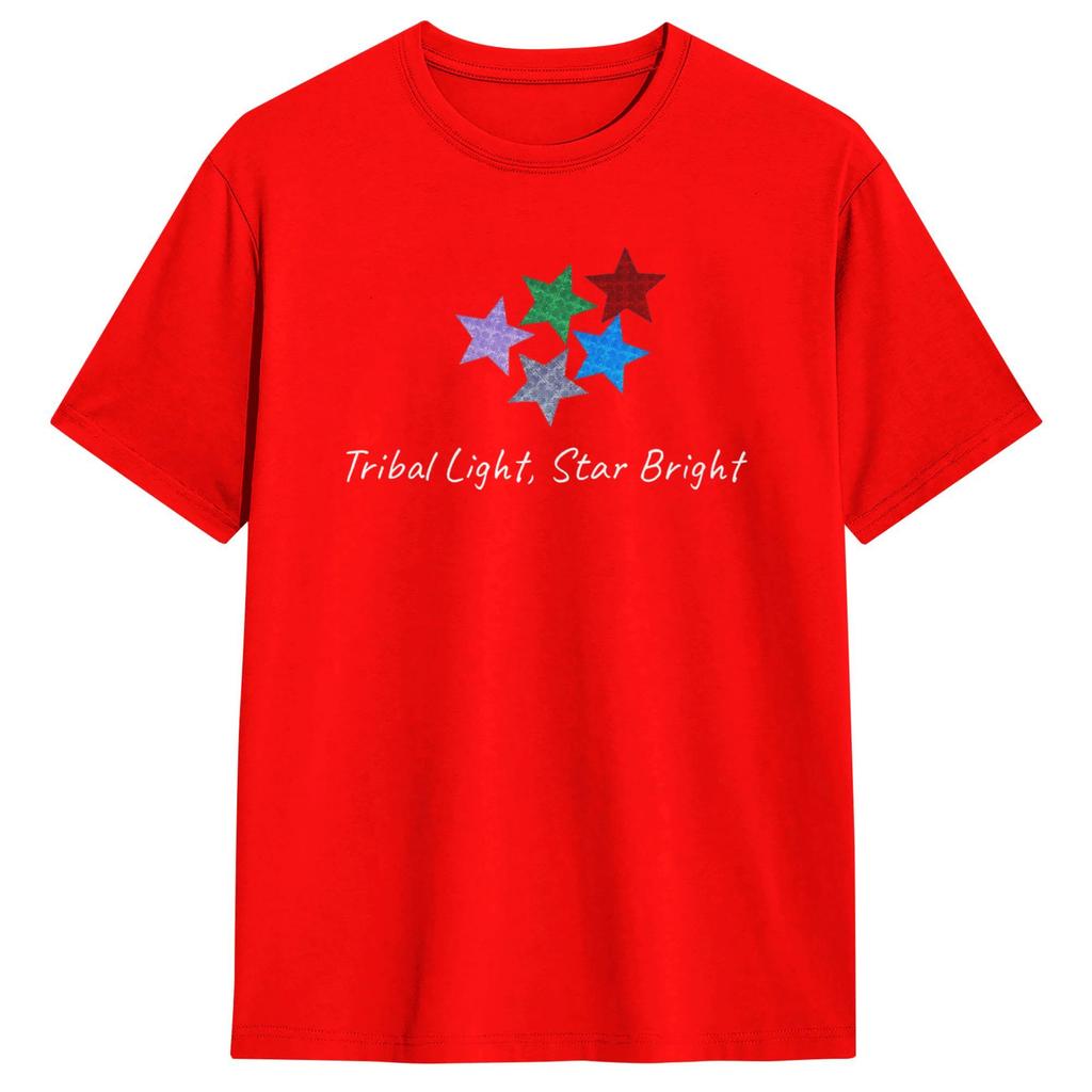 Tribal Light Star Bright Hmong Star T Shirt Summer Hip Hop TShirts Unisex 100 CottonTop Tees Short Sleeves Vintage Tshirt