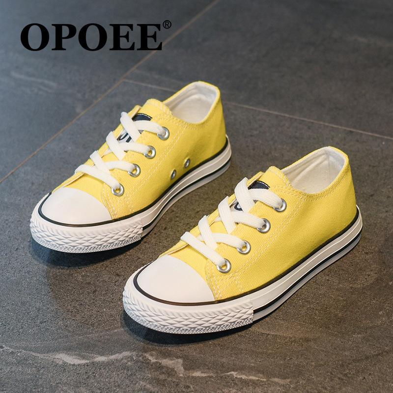 Children'S Shoes Summer Newest Girl'S Candy Color Sneakers Boy'S Canvas Shoes Baby Casual Shoes Student Nonslip Sneakers