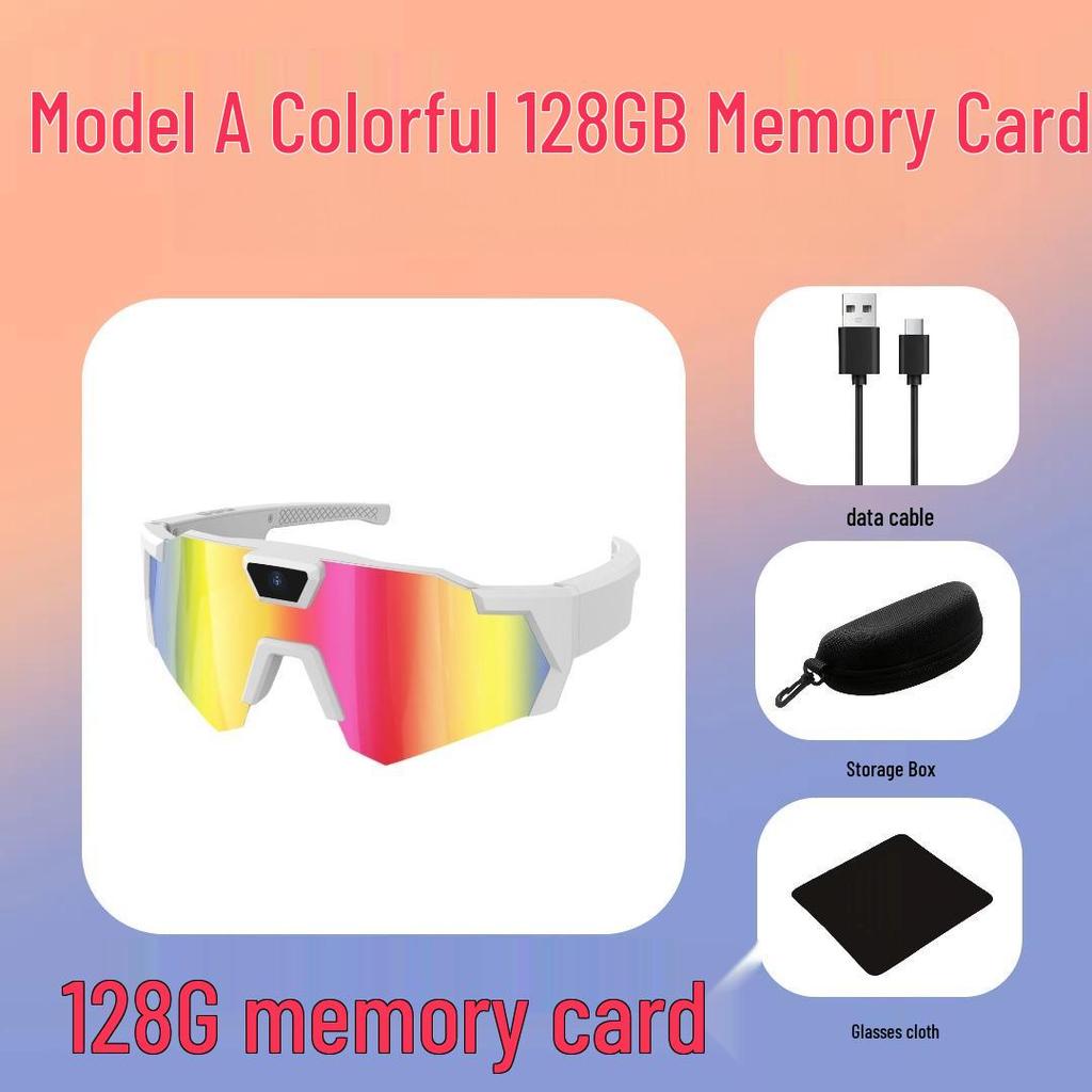 Cycling Smart Glasses with Built-In Camera for Outdoor Photo and Video Recording