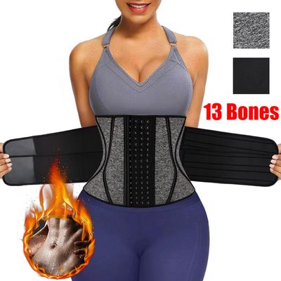 Frauen 13 Stahlknochen Taillentrainer Trimmer Shaper Postpartum Gewichtsverlust Bauchkontrolle Schlankheitsgürtel